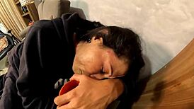 Vloog celebrates the brunette's anniversary with excitement and joy