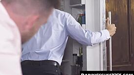 Stepdads Unleash Hot Loads on Nikki Sweet and Alessia Luna's Faces