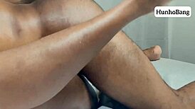 Black stepbrother freaks with horny ebony stepsister's wet pussy, riding and squirting! 🔥