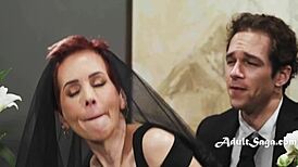 Gilf widow fucks young organizer on her husbands funeral - jayden marcos ruby lynne