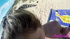 Sun, sand, and seduction: Sexydeas gets scandalous POV doggystyle on the beach! 😎🏖️