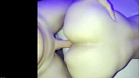 latina teen spread her cheeks for pov doggy moaning