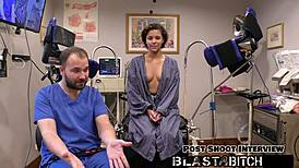 patient rebel wyatt's pussy gets cum blasted by doctor in hospital 😏