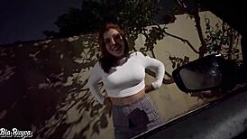 I encountered a tight pussy prostitute outdoors