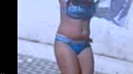 Filming my hot Brazilian friend in a striptease