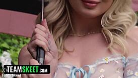 Spring fever with lexi lore gagging getting railed blowjob hardcore cumshot group monster cock big cock fucking interview casting sex facial assfucking anal deepthroat rough choking