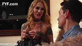 unleashing dominance on sarah jessie in stockings and lingerie