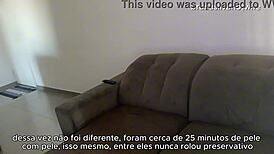 bruna silva hotwife gets anal fucked while husband works, humiliating cuckold scene