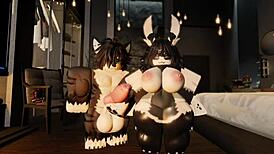 cute moth fucked by big dicked furry