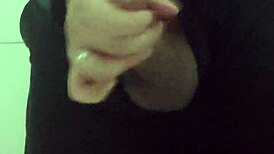 Security Guard Masturbates In Mall Bathroom