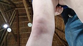 Amateur Babe Skinny Old Tattoo Cuckold Doggystyle Bent Over Handjob Fucking Close-Up