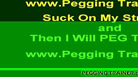 Training Your Ass With A Big Hard Strapon