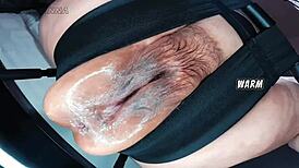 Wolf mama seeks cunt pig slaves to swallow big hairy pissing pussy