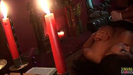 Teacher in Fishnets Feels Tight Pussy Penetrated After Face Fucking