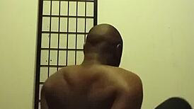 Performing spider crab exercises before cum on ass roleplay session