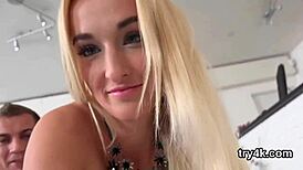 Feeling the passion as erotic nympho gives pov blowjob and gets shagged deeply