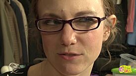 Pull out that big sex toy to motivate the lusty blonde lesbian