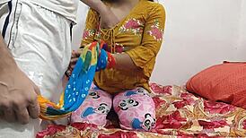 Indian Girlfriend Fucks Outdoors in Hotel Room