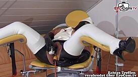 German dominatrix dominates users in intense bdsm fetish session with latex and maledom