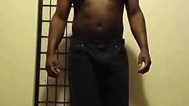 Performing spider crab exercises before cum on ass roleplay session