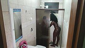 i got caught blowing an interracial creampie on hidden cam