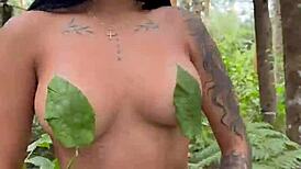 why does the big-ass latina masturbate in the forest?
