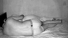 Beautiful Indian Stepsis Shares Bed with Stepbrother in Cozy Bedroom at Night Together Peacefully Sleeping