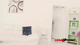 Nicole love takes her first rough anal pounding!