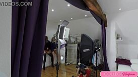 hungarian hotties amirah and sicilia suck and fuck on casting couch, squirting and licking wet pussies