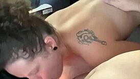 Big Booty Hooker Rides Cowgirl, Gets Fucked Standing in Public, Swallows Cum Load