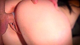 my creamy pussy squirts with multiple orgasms from rough anal creampie fucking