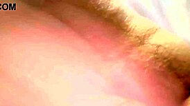 Missionary cunnilingus with ultra-closeups of my creampie