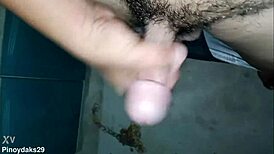 Want to see a handjob on my hairy natural big cock?