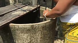 Bitch With Massive Tits Gets Helped And Fucked Hard Outdoors