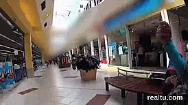 Stunning Czech Chick Seduced and Shagged in Hypermarket POV