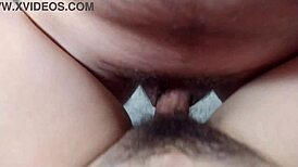 Golden Rain And Cumming On Hairy Pussy Hot Home Couple