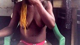 Crazy Bitch Streams Live Until Fans Request Her to Strip Naked