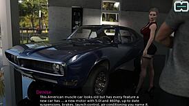 Bloody Passion Porn Game Denise Gives Handjob To Sell A Car