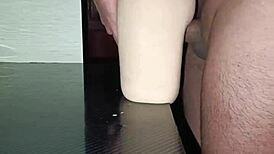 intimate anal session with sally, climaxing between her thighs