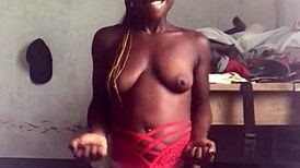 Crazy Bitch Streams Live Until Fans Request Her to Strip Naked