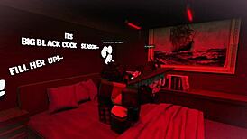 making love to this femboy while stretching him