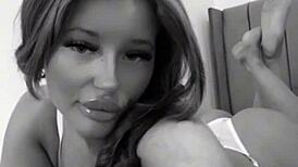 slutty british horny girlfriend experience in this webcam solo masturbation