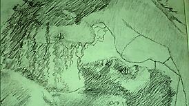 Couple Engages in Suggestive Foreplay While Wearing Lingerie