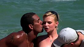 Blonde Sexy Mom Tarra White Loves Sex by the Beach