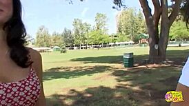 After Meeting Up The Brunettes Head Home To Quench Their Thirst For Lesbian Pussy Eating!