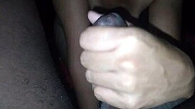 bbw cums hard on big black cock