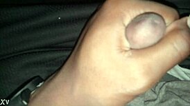 stroking my small cock while playing skyrim