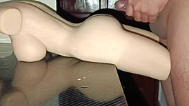 intimate anal session with sally, climaxing between her thighs