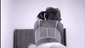 slutty british horny girlfriend experience in this webcam solo masturbation