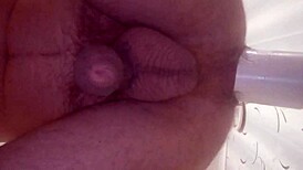 Teen Hammers Bottle in Ass Hole